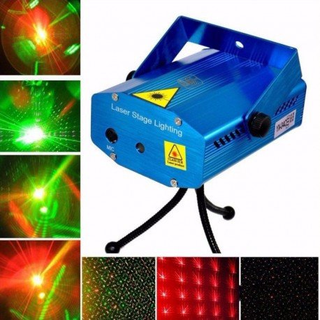 Лазерный проектор Диско Mini Laser