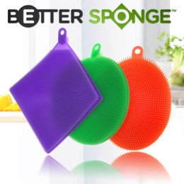 Набор универсальных силиконовых щеток, губок Better Sponge