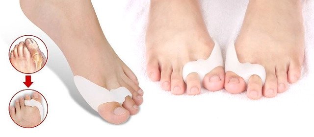 Силиконовый фиксатор корректор на два пальца ноги Valgus Pro (Вальгус Про)